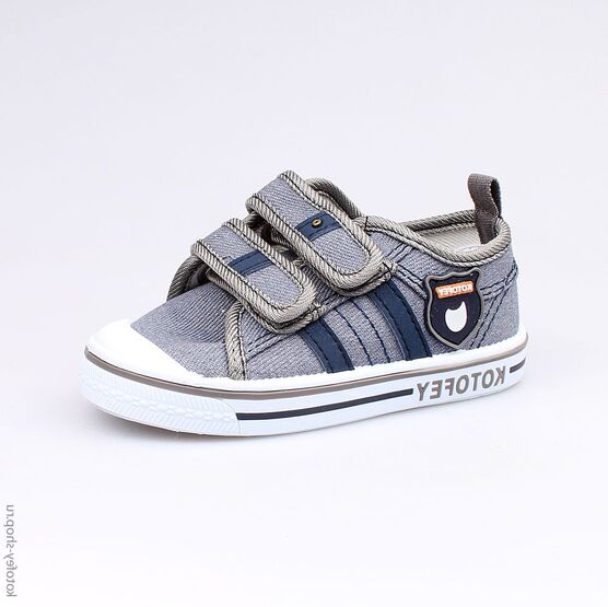 241007-12 Кеды для мальчики серый