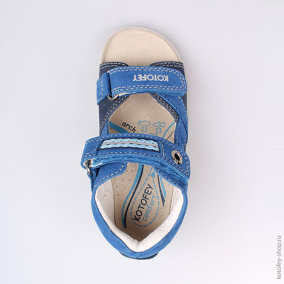 322024-22 Сандалии для мальчики светло-синий фото №4