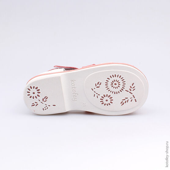 322032-22 Босоножки для девочки бел-крл фото №3