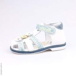 322032-24 Босоножки для девочки бел-гол
