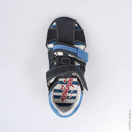 322036-22 Сандалии для мальчики светло-синий фото №4