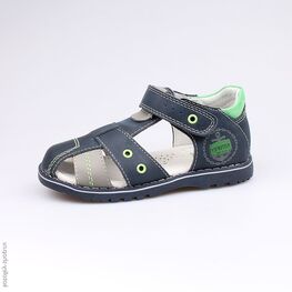 322040-21 Сандалии для мальчики син-зел