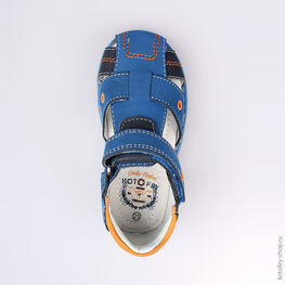 322040-22 Сандалии для мальчики син-ора фото №4