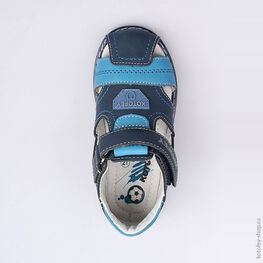 322041-21 Сандалии для мальчики светло-синий фото №4