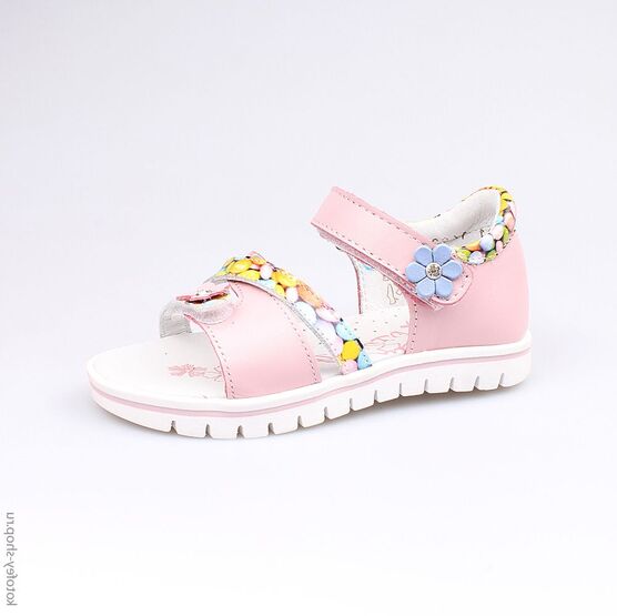322042-21 Босоножки для девочки роз-цве