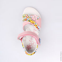 322042-21 Босоножки для девочки роз-цве фото №4