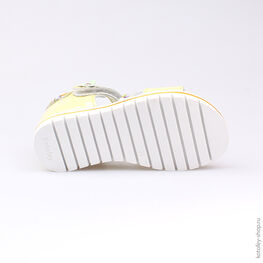 322042-22 Босоножки для девочки жел-цве фото №3