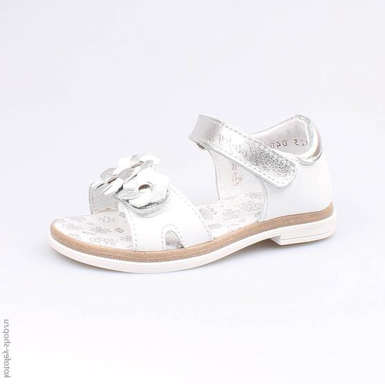 322043-23 Босоножки для девочки бел-срб