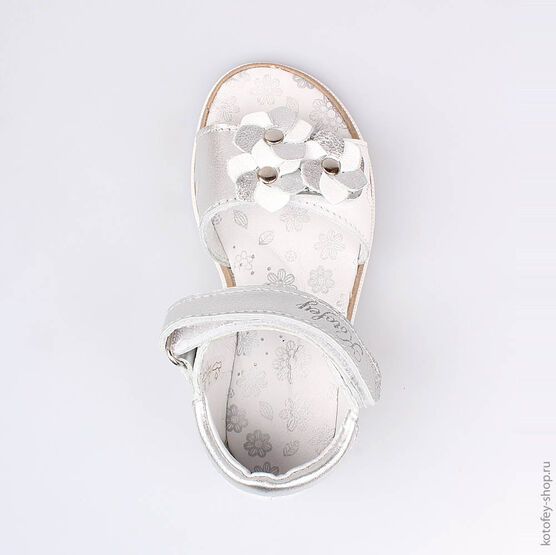 322043-23 Босоножки для девочки бел-срб фото №4