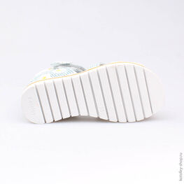 322046-21 Босоножки для девочки син-бел фото №3