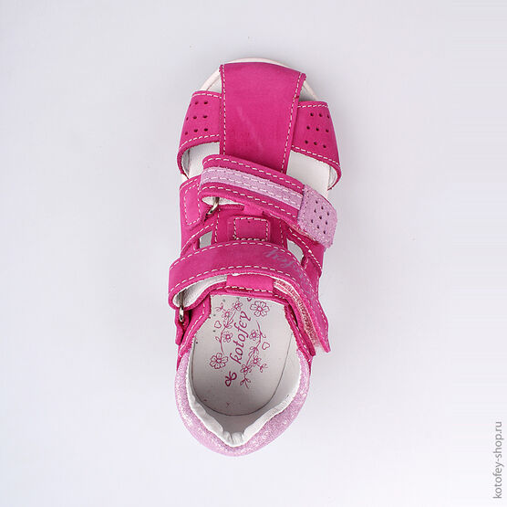 322047-21 Босоножки для девочки фуксия фото №4