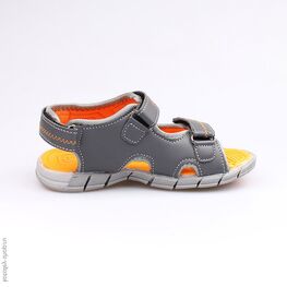 323052-14 Пляжная обувь для мальчики сер-ора фото №2