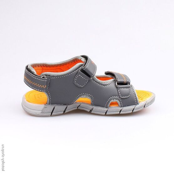 323052-14 Пляжная обувь для мальчики сер-ора фото №2