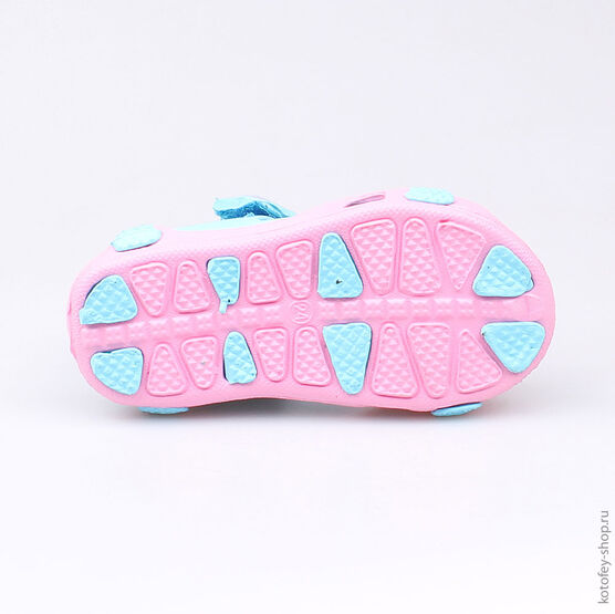 325025-02 Пляжная обувь розовая для девочки розовый фото №3
