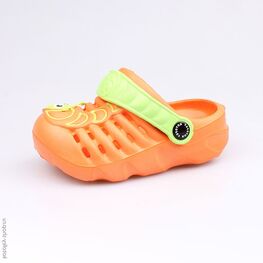 325030-02 Пляжная обувь оранжевая для девочки оранжевый