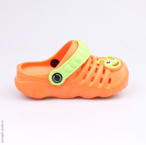 325030-02 Пляжная обувь оранжевая для девочки оранжевый фото №2