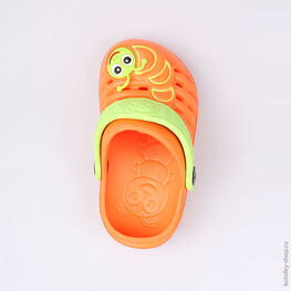 325030-02 Пляжная обувь оранжевая для девочки оранжевый фото №4