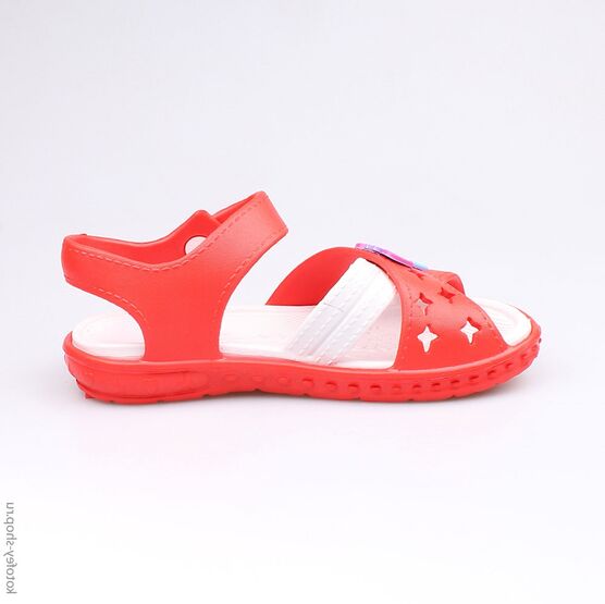 325033-01 Пляжная обувь красная для девочки красный фото №2