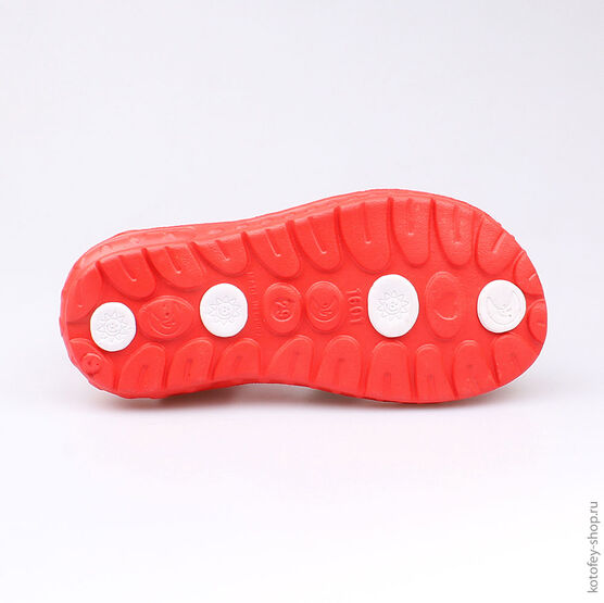 325033-01 Пляжная обувь красная для девочки красный фото №3