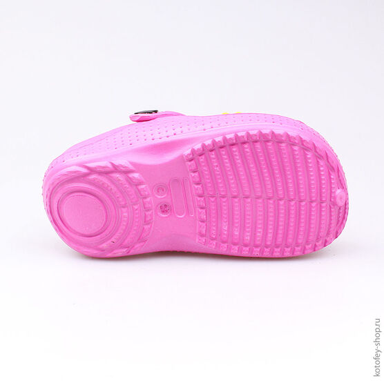 325034-01 Пляжная обувь розовая для девочки розовый фото №3