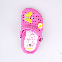 325034-01 Пляжная обувь розовая для девочки розовый фото №4