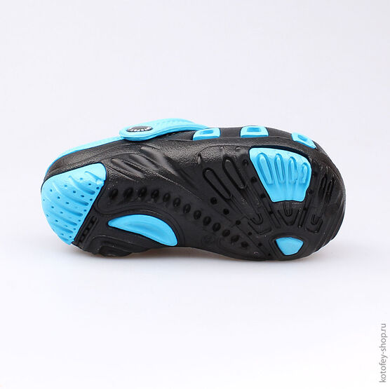 325038-01 Пляжная обувь сине-голубая для мальчики син-гол фото №3