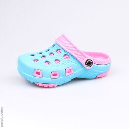 325038-02 Пляжная обувь голубая для девочки голубой