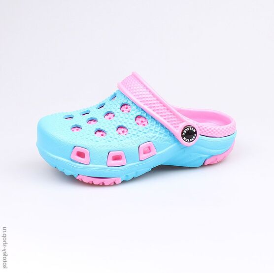 325038-02 Пляжная обувь голубая для девочки голубой