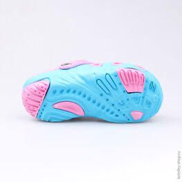 325038-02 Пляжная обувь голубая для девочки голубой фото №3