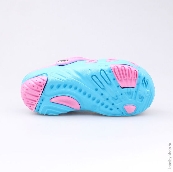 325038-02 Пляжная обувь голубая для девочки голубой фото №3