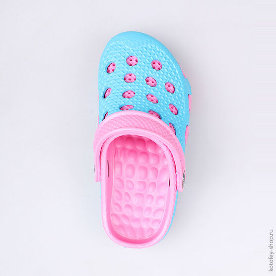 325038-02 Пляжная обувь голубая для девочки голубой фото №4
