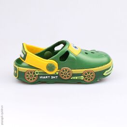 325042-01 Клоги зелёные для мальчики зеленый фото №2