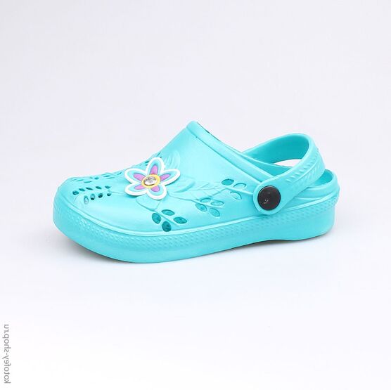 325043-01 Пляжная обувь бирюзовая для девочки бирюзовый