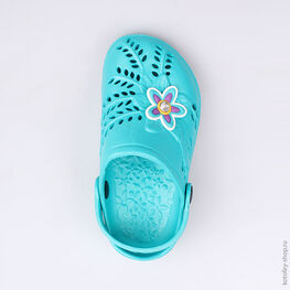 325043-01 Пляжная обувь бирюзовая для девочки бирюзовый фото №4