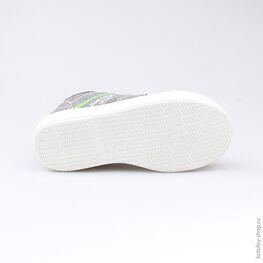 331003-11 Кеды для мальчики сер-сал фото №3