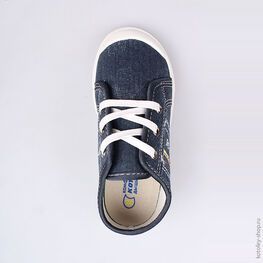 331003-12 Кеды для мальчика Джинс для мальчики светло-синий фото №4