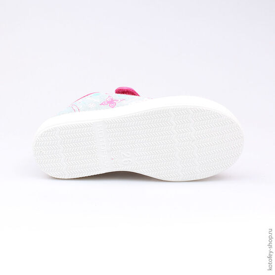 331009-11 Кеды для девочки гол-роз фото №3