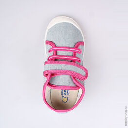 331009-11 Кеды для девочки гол-роз фото №4