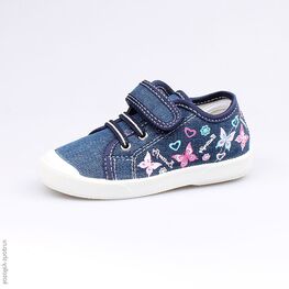 331009-12 Кеды для девочки светло-синий