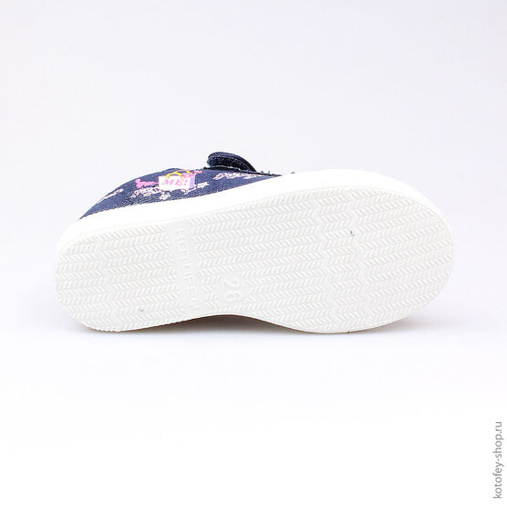 331015-11 Кеды для девочки светло-синий фото №3