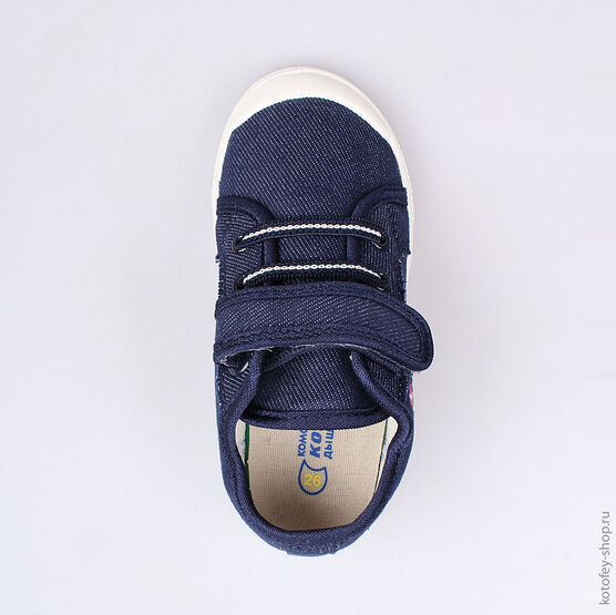331015-11 Кеды для девочки светло-синий фото №4