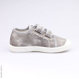 331023-11 Кеды для мальчики серый фото №2