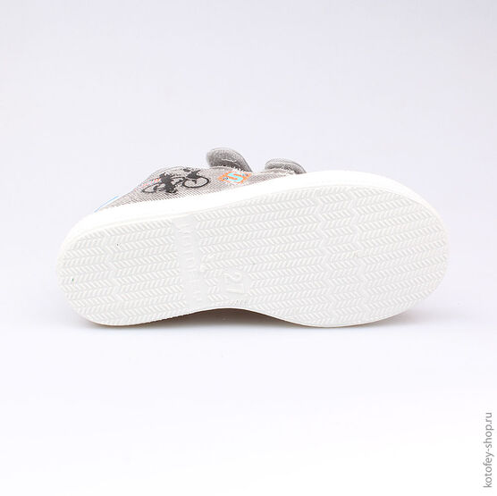 331023-11 Кеды для мальчики серый фото №3