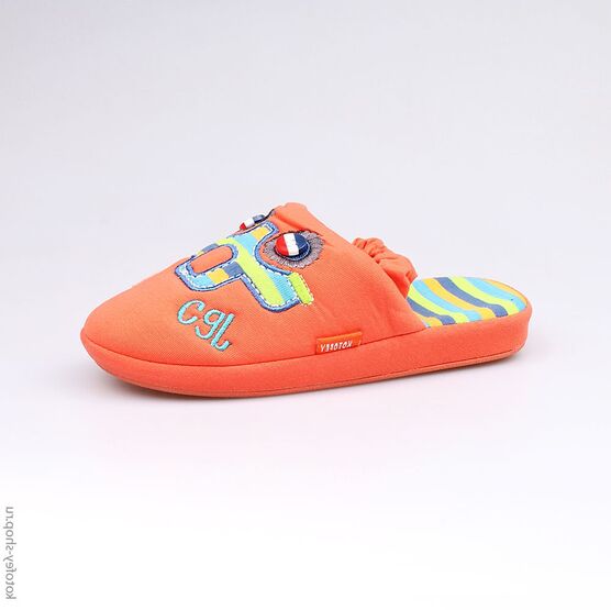 331027-11 Тапочки оранжевые для мальчики оранжевый