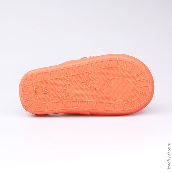 331027-11 Тапочки оранжевые для мальчики оранжевый фото №3