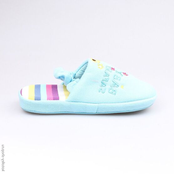 331031-11 Тапочки голубые для девочки голубой фото №2
