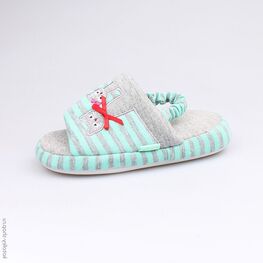 331032-11 Тапочки голубые для девочки голубой