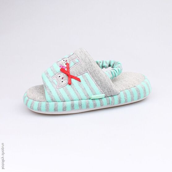 331032-11 Тапочки голубые для девочки голубой