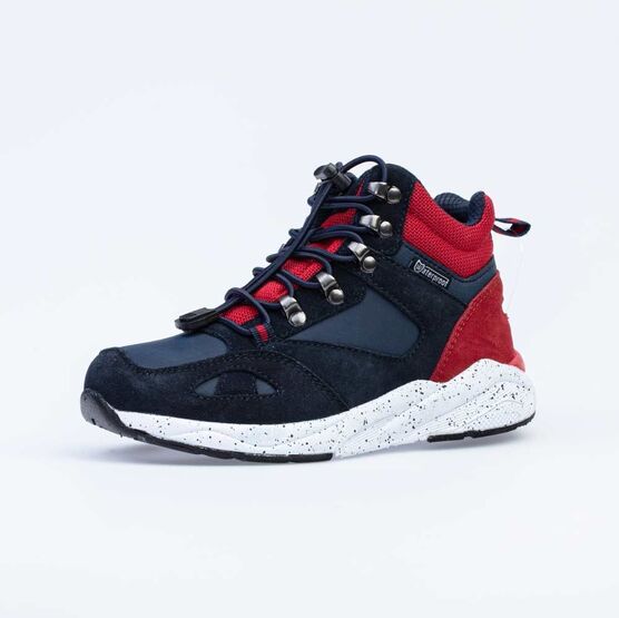 654819-82 Зимние ботинки с тинсулейт для мальчики син-кра