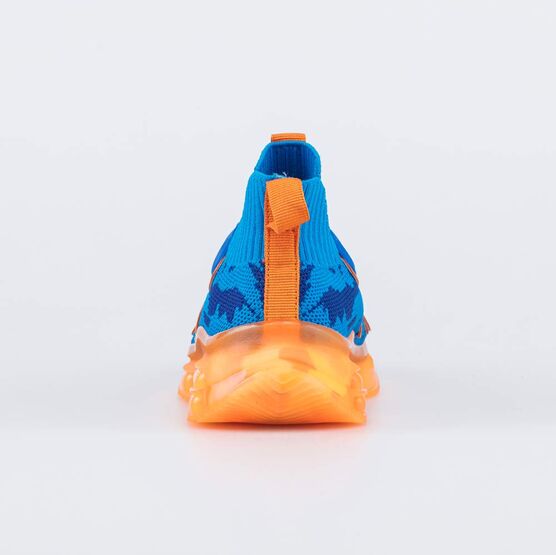 444022-12 Яркие текстильные кроссовки для мальчики синий фото №5